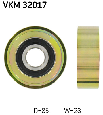 Deflection/Guide Pulley, V-ribbed belt - VKM 32017 SKF